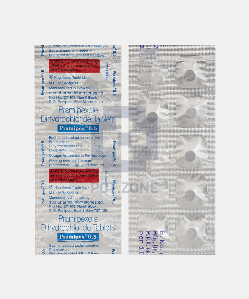 PRAMIPEX 0.5MG - Image 3