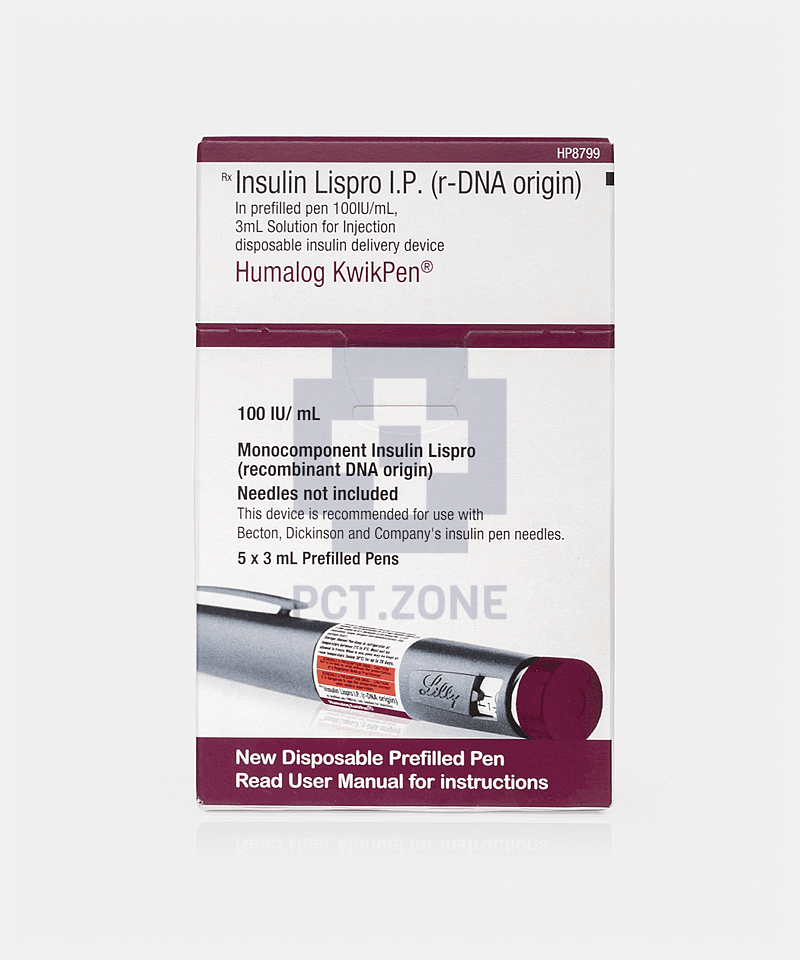 HUMALOG KWIKPEN R 100IU 3ML - Image 2